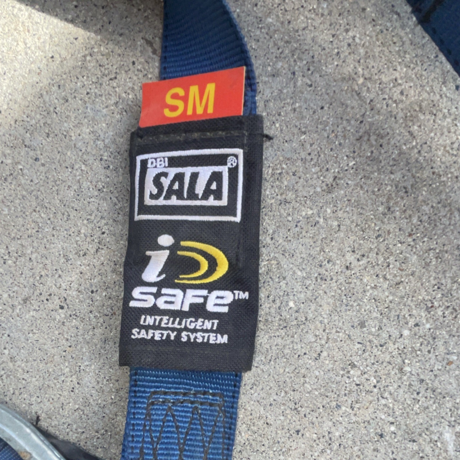 DBI-SALA iSafe SM Industrial Safety Harness Intelligent Safety System Blue