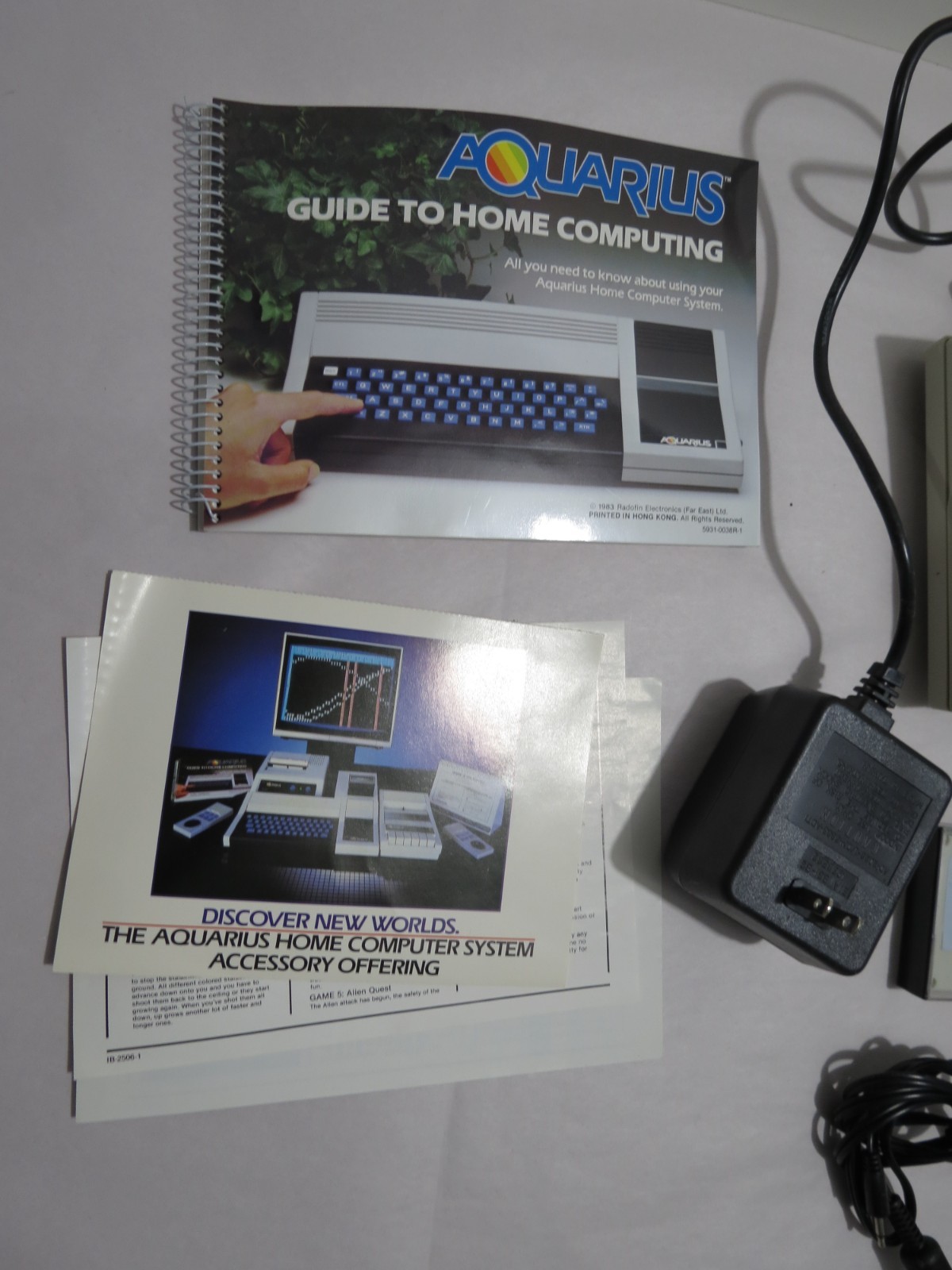 Aquarius Computer System 1982 Mattel Game Vintage New Open Box