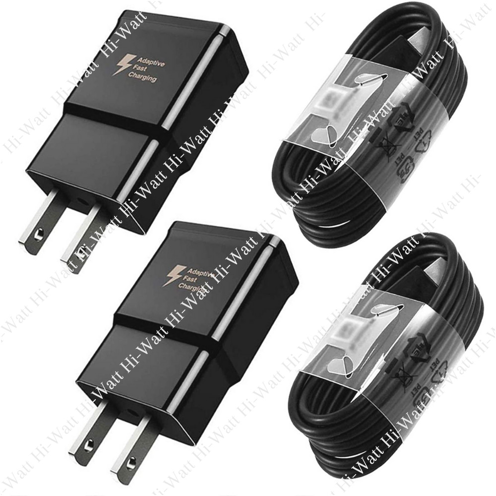 For Samsung Android Fast Wall Charge Power Adapter Type USB-C Charger Cable 4ft