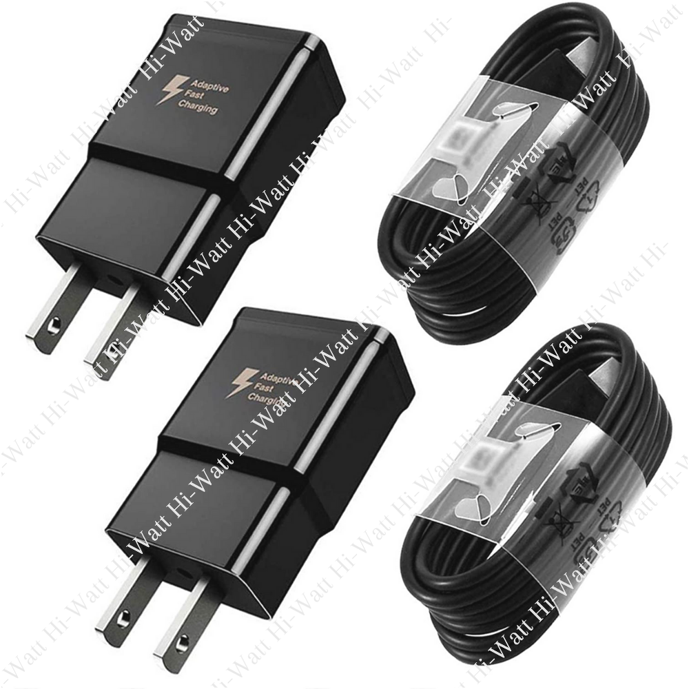 For Samsung Android Fast Wall Charge Power Adapter Type USB-C Charger Cable 4ft