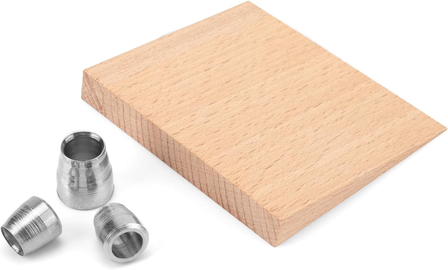 Axe Wedge Kit, 1 Wooden & 3 Iron Wedges, 360° Conical Expansion for Secure