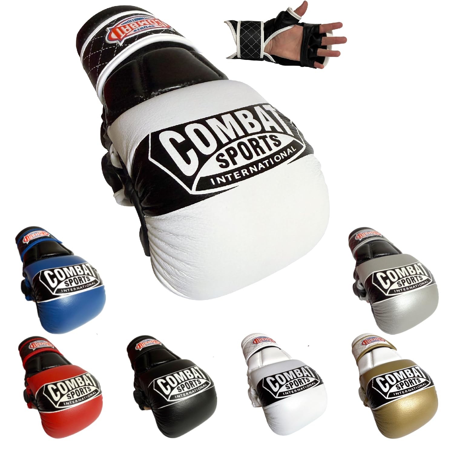 Combat Sports Max Strike Mma Training Gloves Extra Large White Boxing Gloves