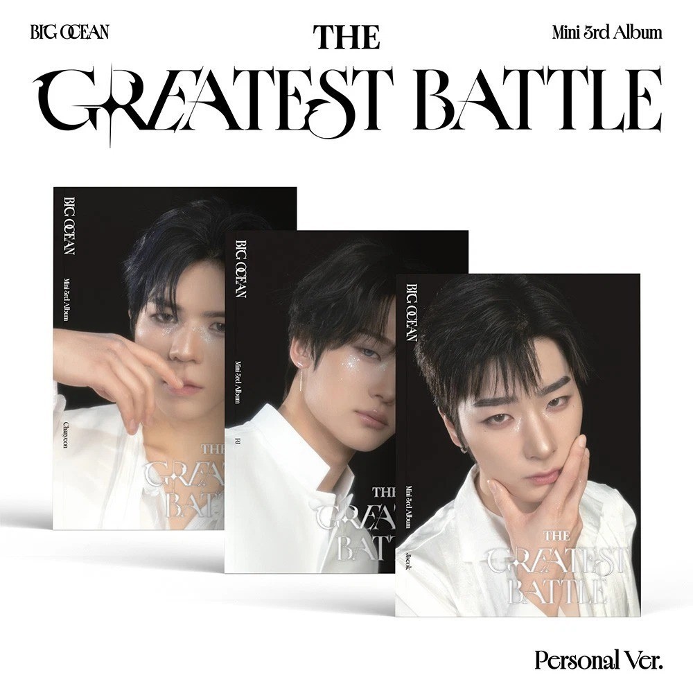 BIG OCEAN [THE GREATEST BATTLE] 3rd Mini Album PERSONAL Ver/CD+Book+Letter+3Card