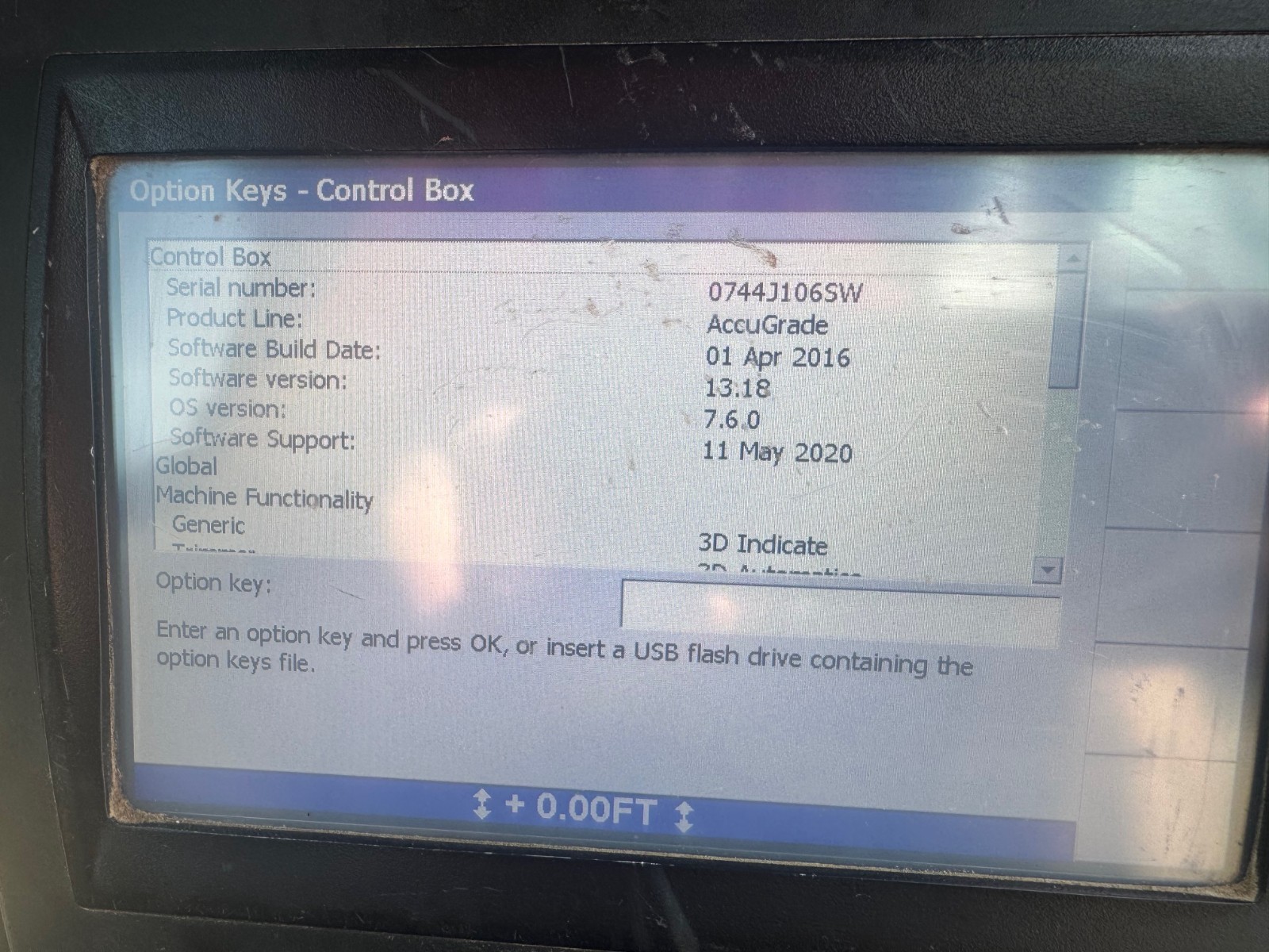 Trimble GCS900 CB460 3D Machine Control Display Panel Caterpillar 90460-50
