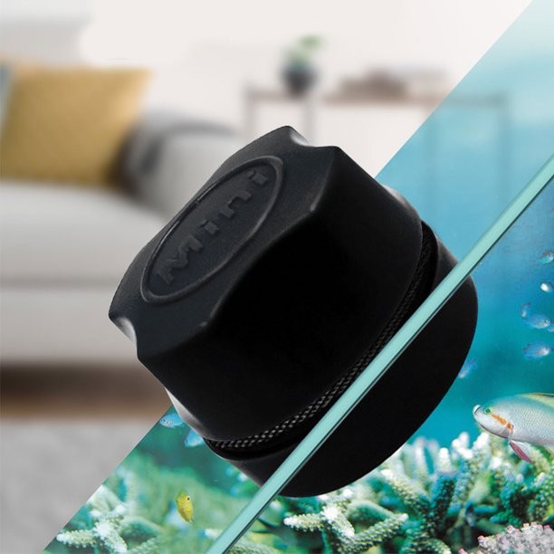 Fish Tank Magnetic Clean Brush, Non-Slip 1PCS(Black)