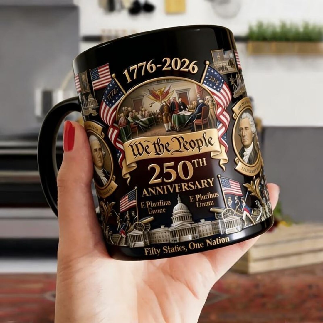 Commemorative Mug for The 250Th Anniversary of The USA 1776-2026 Coffee