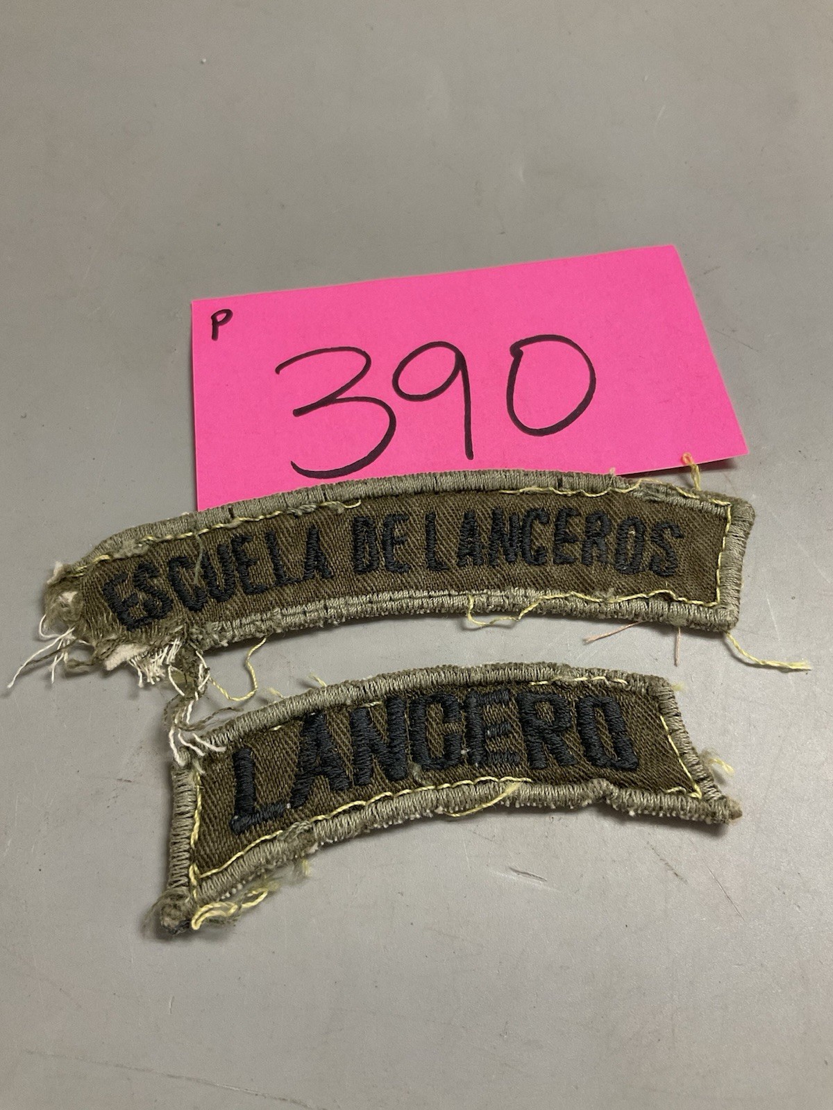1980's Honduran Lancers and Lancero School Tabs Reagan Era- p390