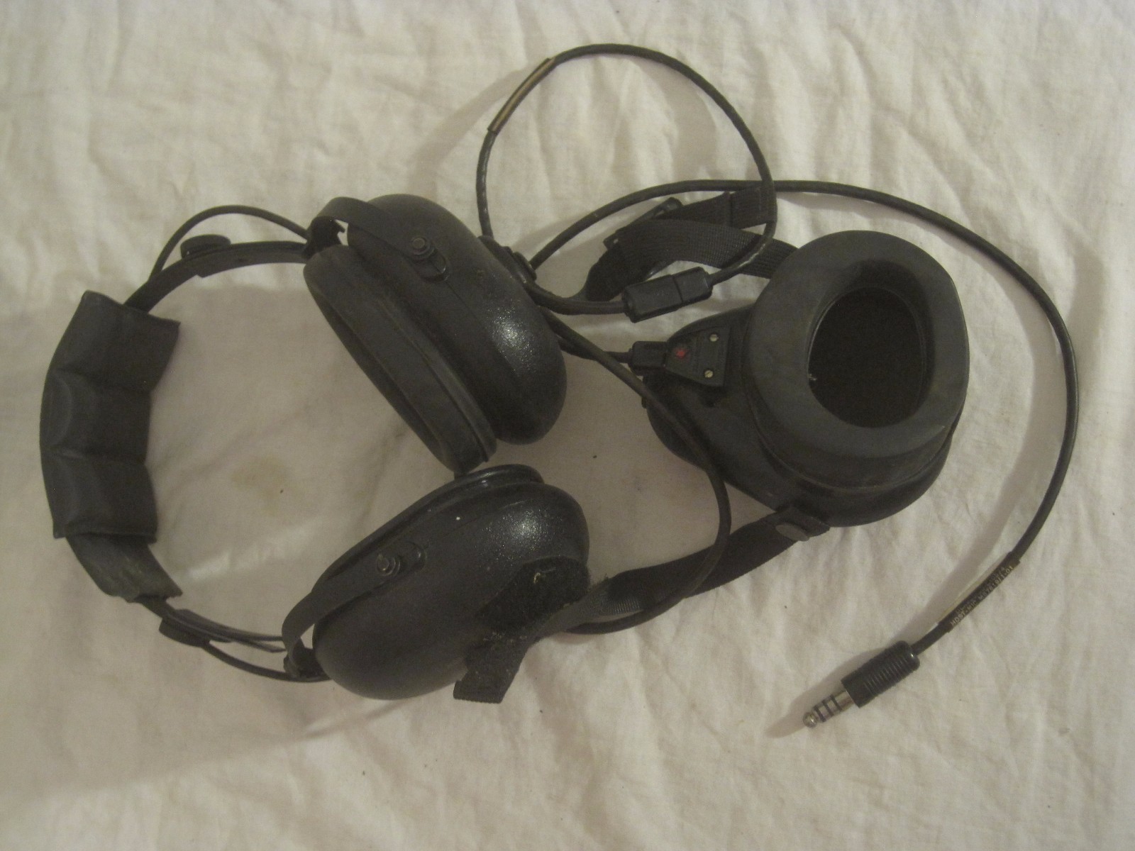 vintage Astrocom 10355-B headset communicator w/ Electro-Voice M169A microphone