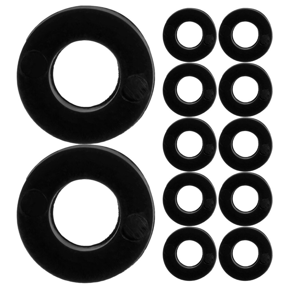 100pcs Drum Set Washers Tension Rod Washers Pads Plastic Drum Washers