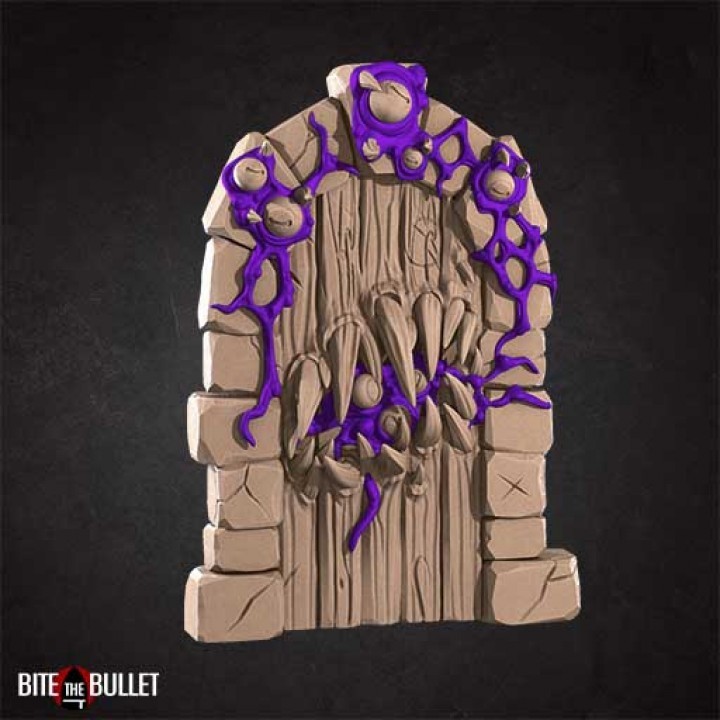 Door Mimic Bite the Bullet Miniatures Monster RPG D&D Pathfinder 3D Print