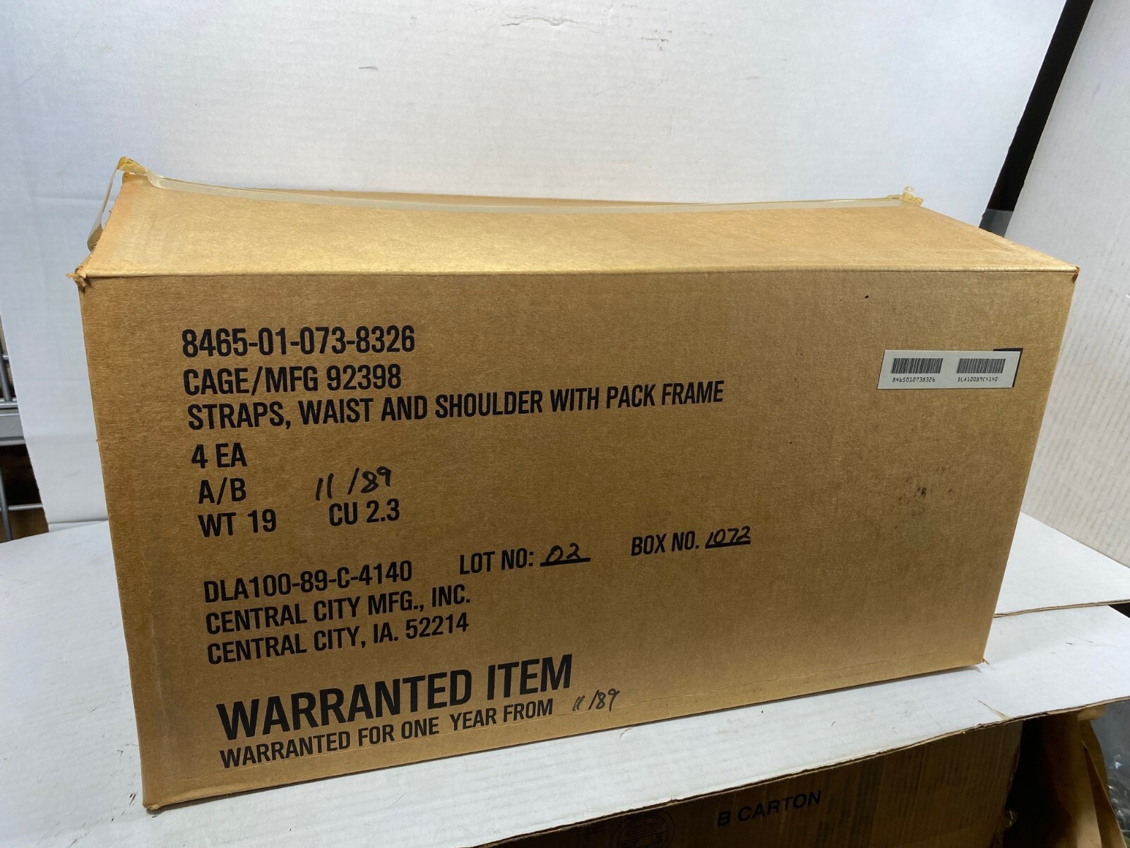 LC-2 Alice Pack Frame With Straps, NEW