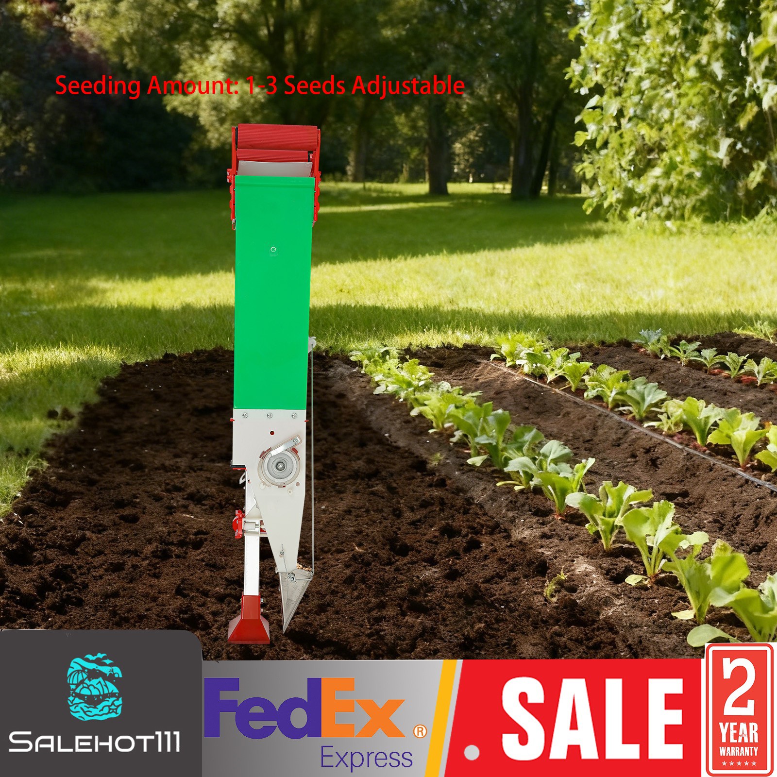 Vegetable Seeder Garden Precision Manual Planter Adjustable Transplanter
