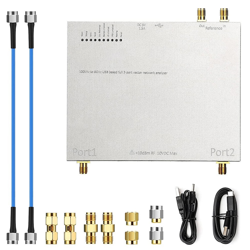 2-Port VNA For Laboratory Use Effective Dynamic Range 100dB Calibration Kit