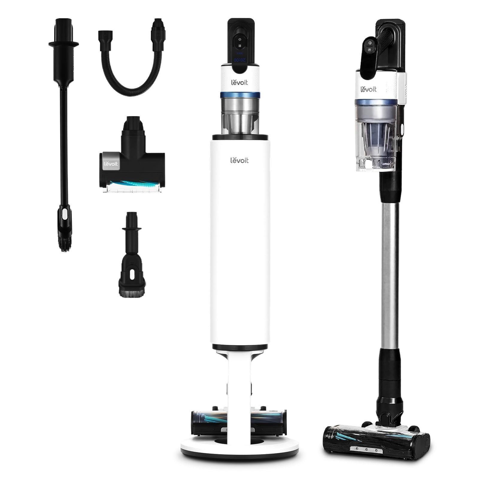 LEVOIT AERO Cordless Vacuum with Auto-Empty Station, HyperPulse Technology, A...