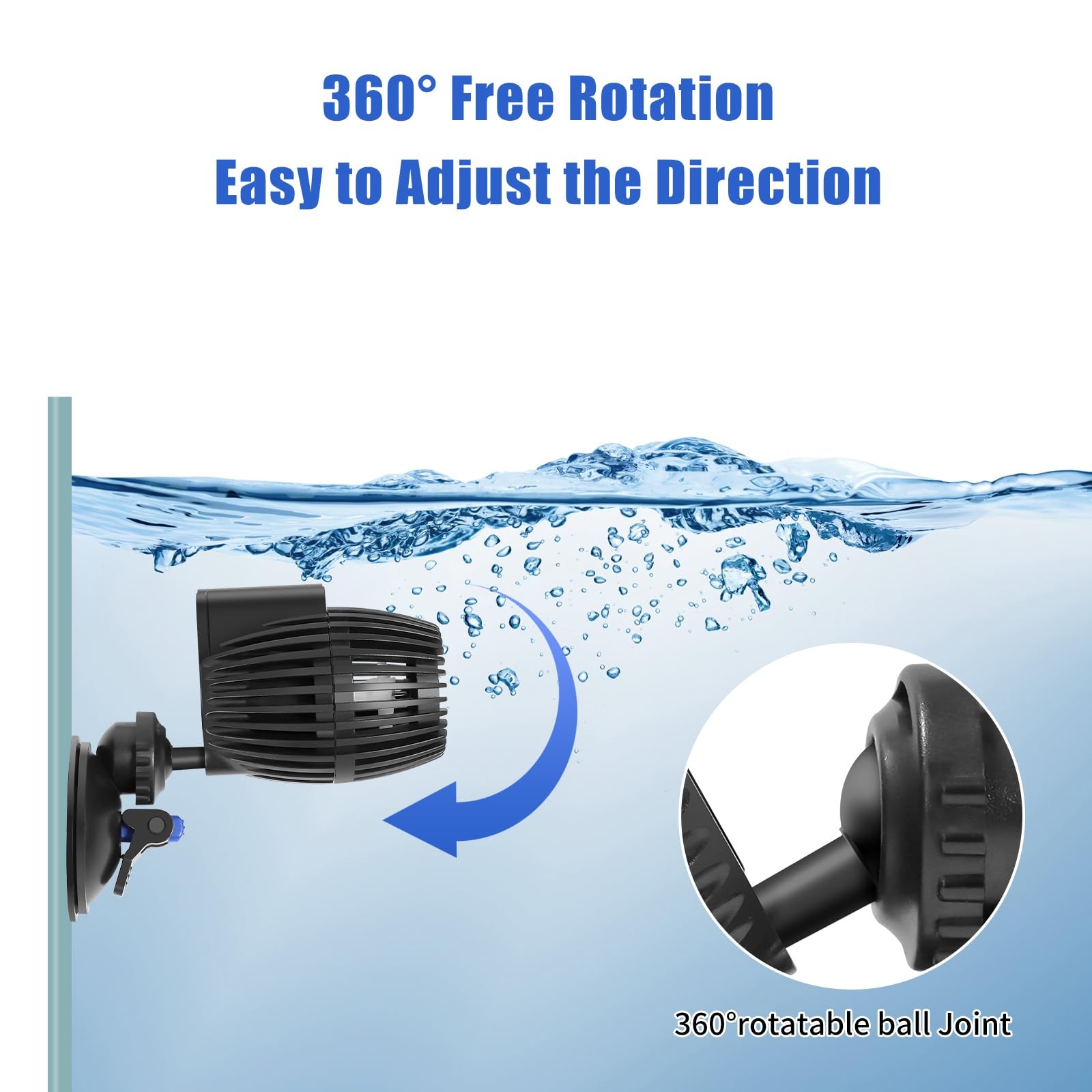 Aquarium Circulation Pump, Fish Tank Powerhead , Saltwater Wave Maker,