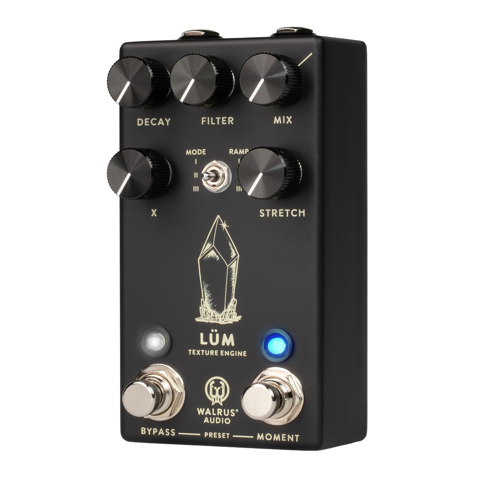 Walrus Audio Lum Texture Engine Granular Reverb, Black