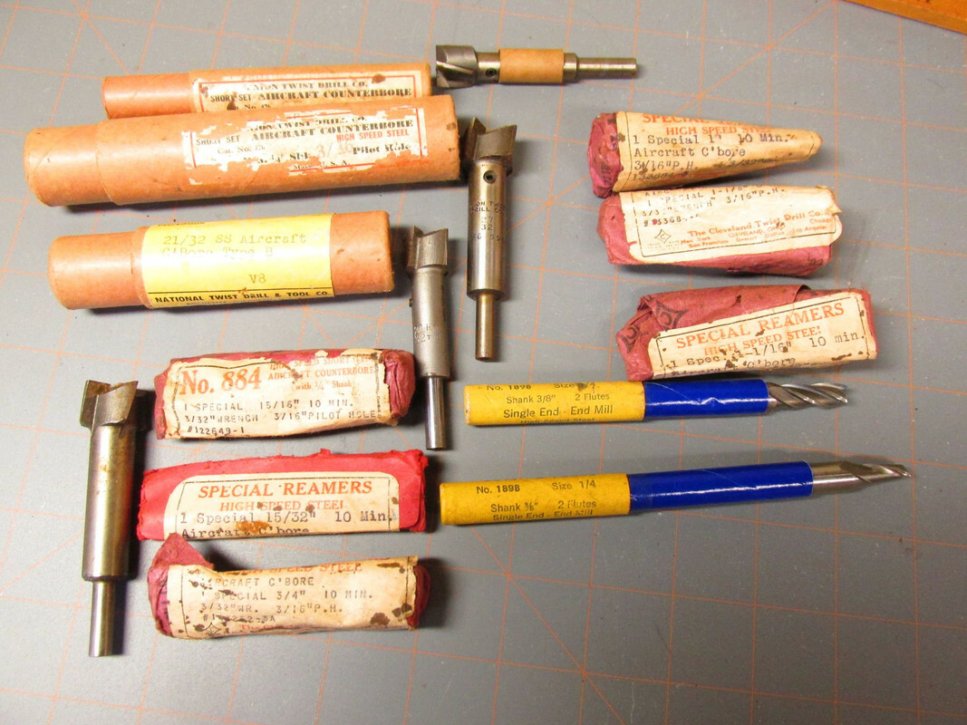 Machine Tools mixed lot Aircraft Countersink  other milling estate find XG
