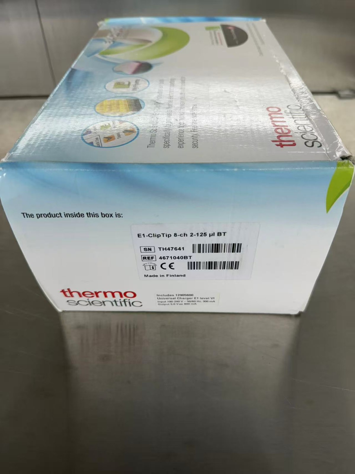 Thermo Scientific E1-ClipTip Electronic 8 channel Pipettes 2-125ul 4671040BT