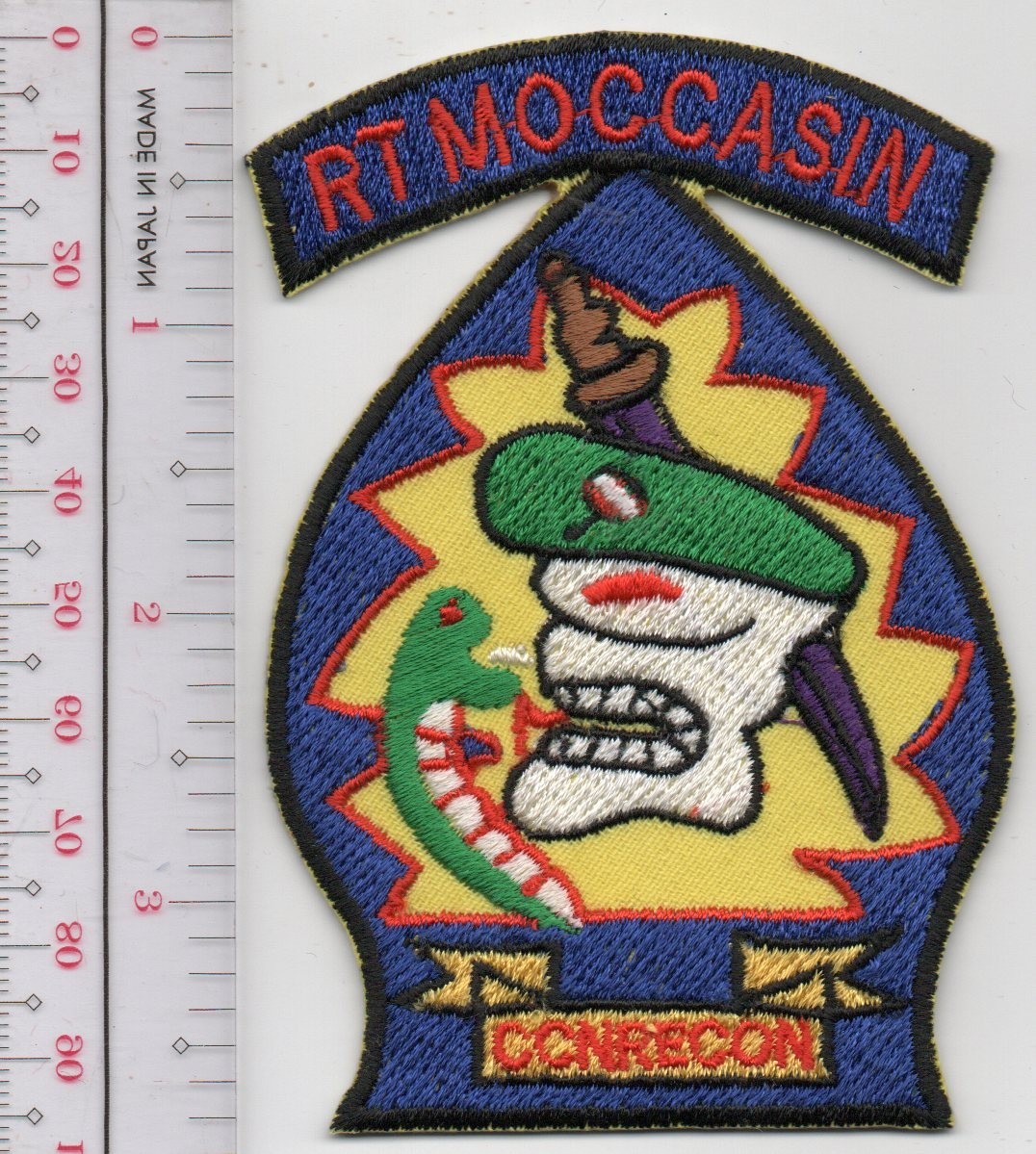 US Army 5th SFG MACV-SOG RT Moccasin CCN Recon Patch NO TARIFF