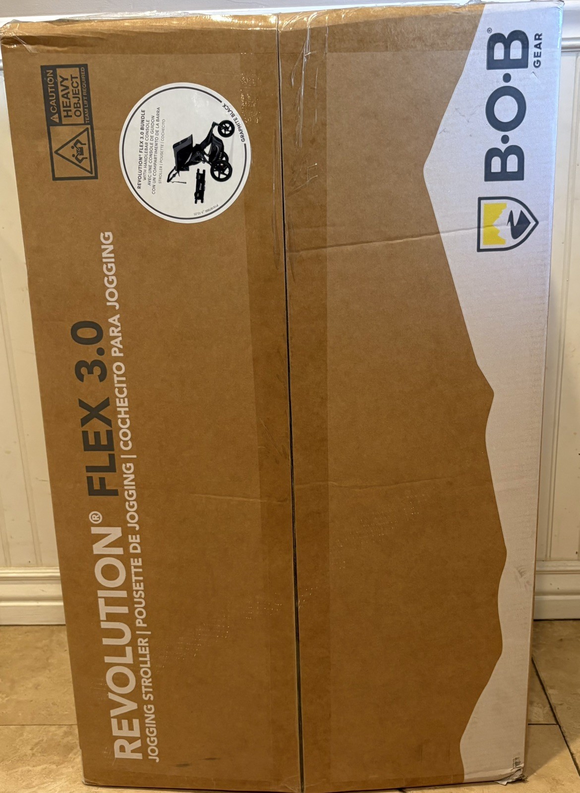New BOB Gear Revolution Flex 3.0 Jogging Stroller & Handlebar Console B.O.B
