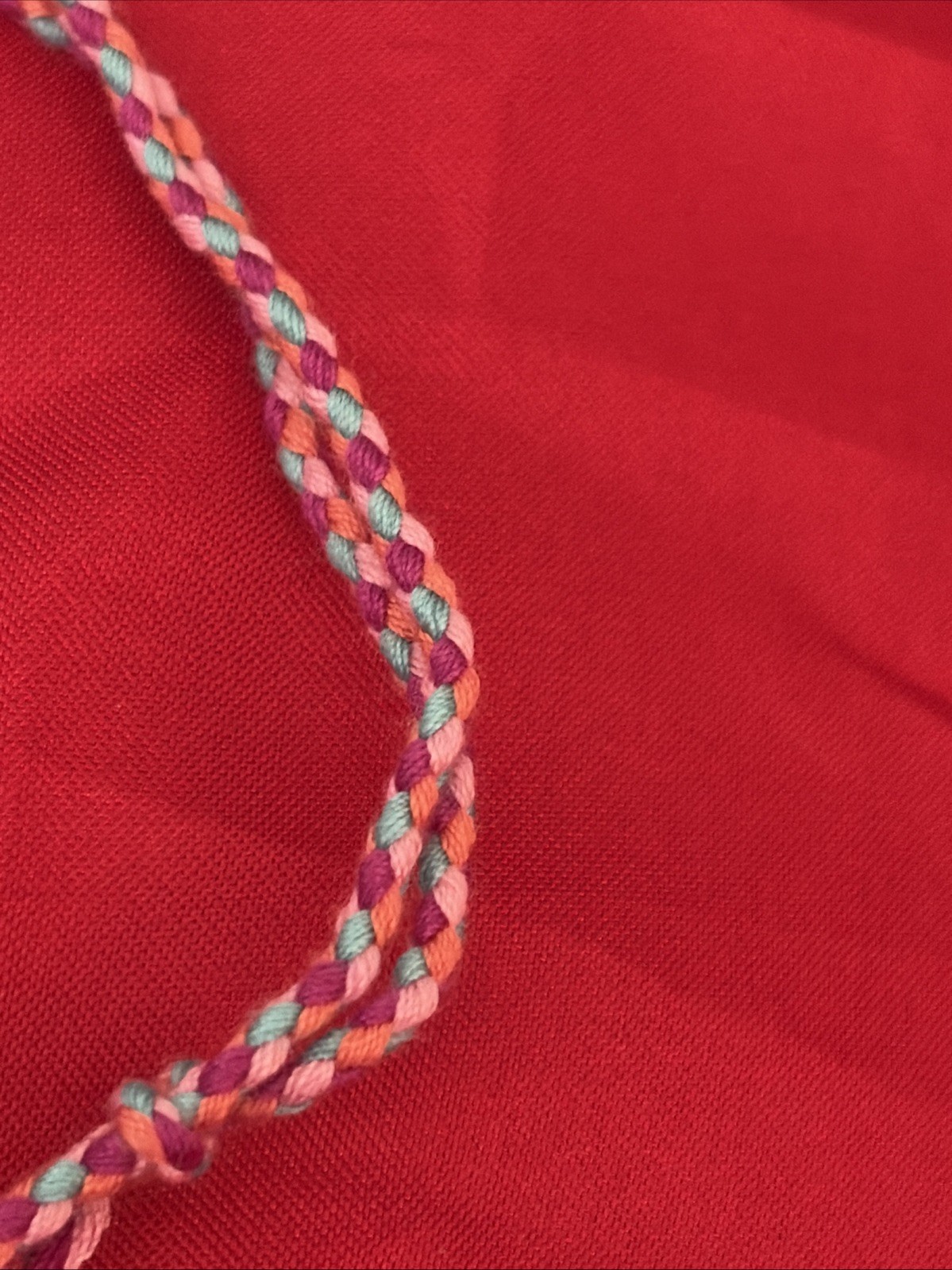 NEW BOHO BRAID THREAD FRIENDSHIP BRACELET KNOT AQUA PINK MAROON PEACH NIP ADJUST