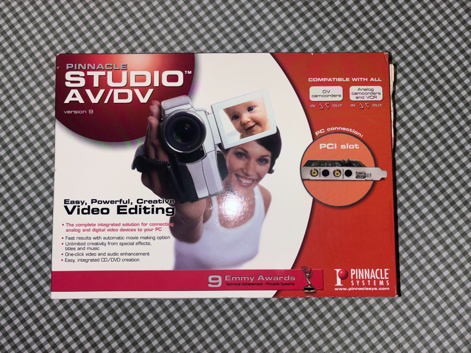 PINNACLE STUDIO AV/DV VERSION 9 VIDEO EDITING COMPLETE SEALED PCI SLOT