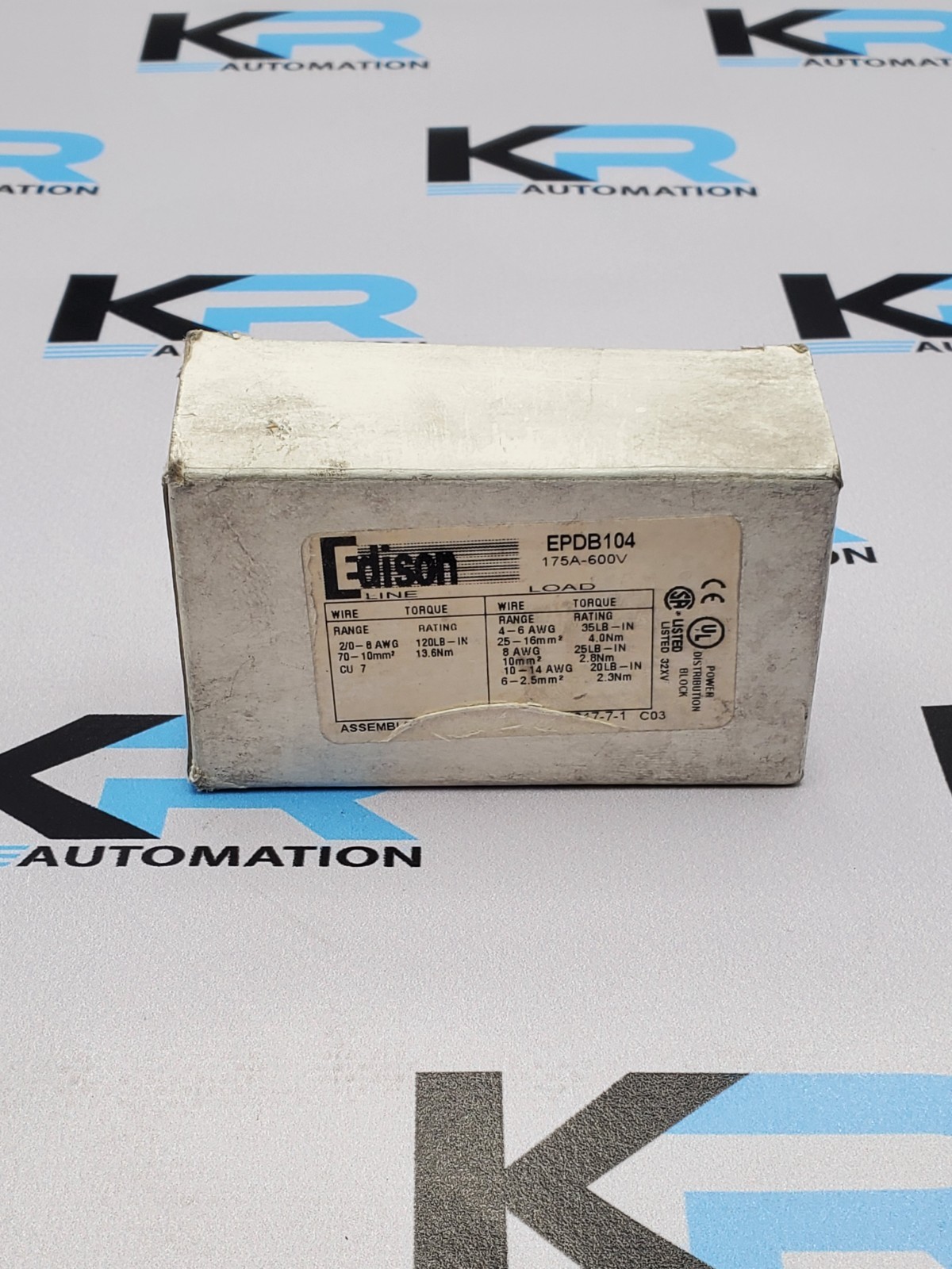 Edison EPDB104 Power Distribution Block