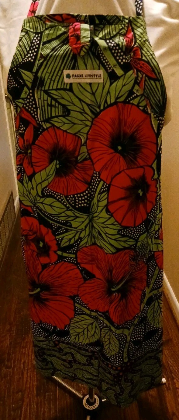 African Wax Print Fabric Apron
