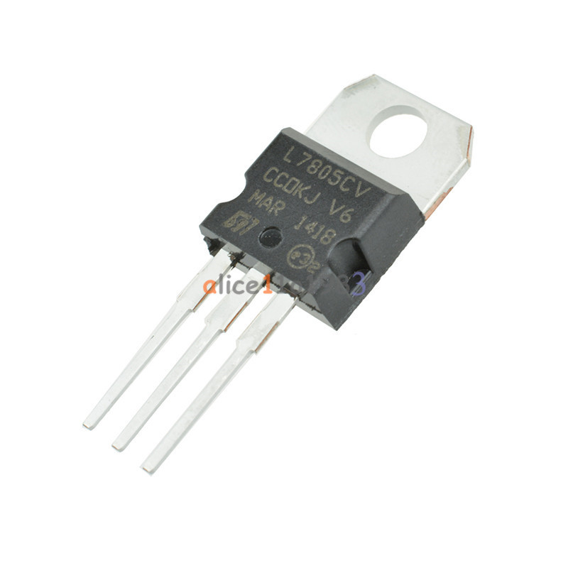 20Pcs LM7805 L7805 7805 TO-220 Voltage Regulator IC top