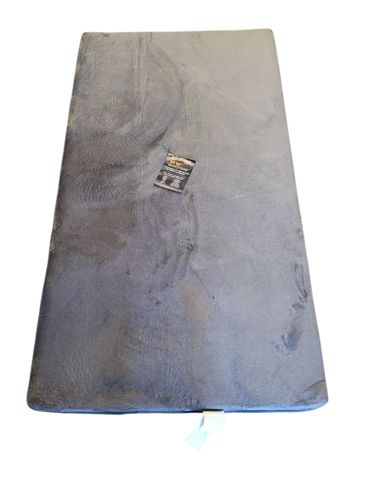 Teddy Bear RV Camper Bunk House Mattress 2.5" x  40" x 73" Charcoal Trailer Bed