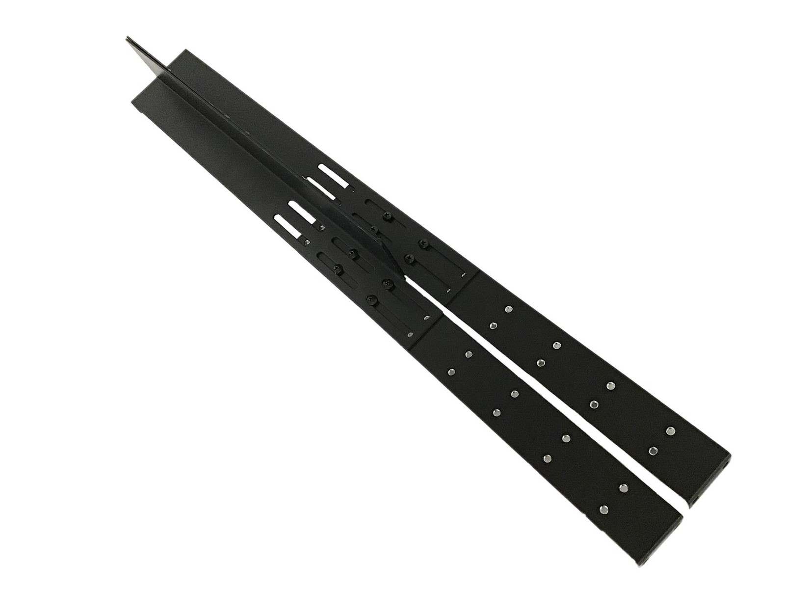 1U Generic Rackmount Static Rail Kit 18" x 2.5" Lip For Short Depth Servers