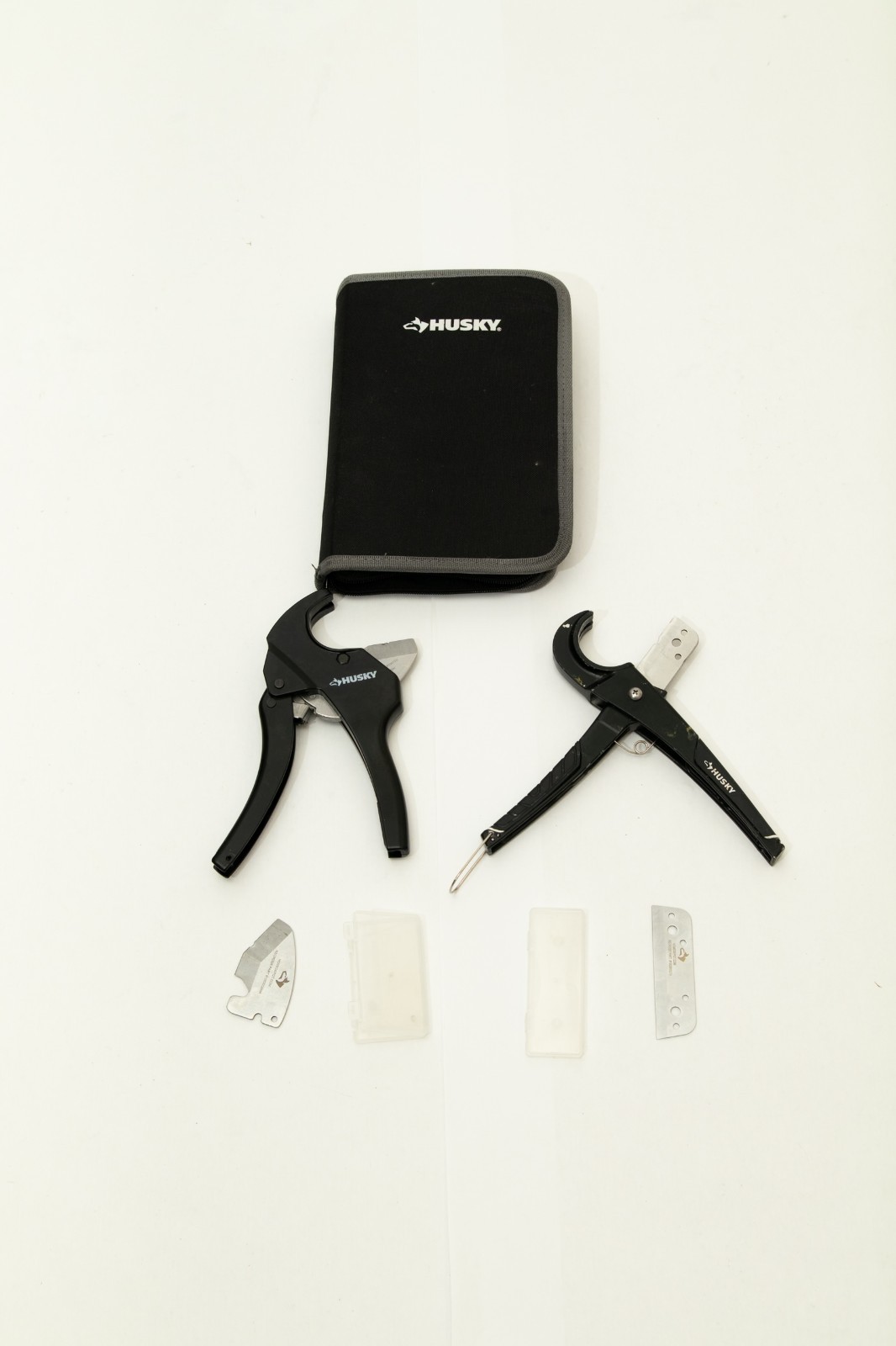 Husky 4-Piece PVC Cutting Kit with Foldable Pouch and Replacement Blades #2