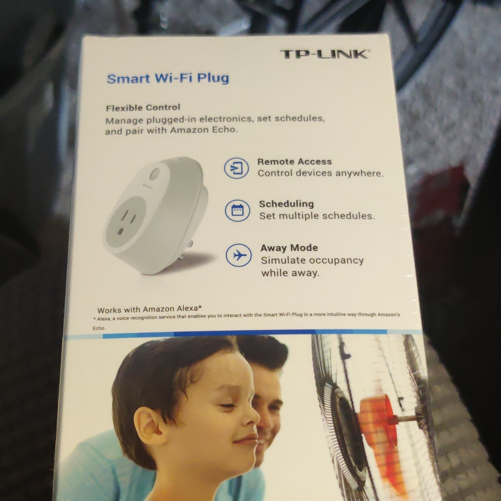 TP-LINK Smart Wi-Fi Plug, App-Controlled, United States Plug, White