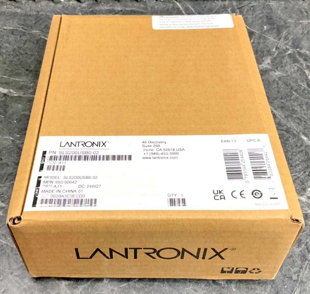 Lantronix Spider Remote IP KVM Switch SLS200USB0-02 ✅❤️️✅❤️ NEW! OPEN BOX!