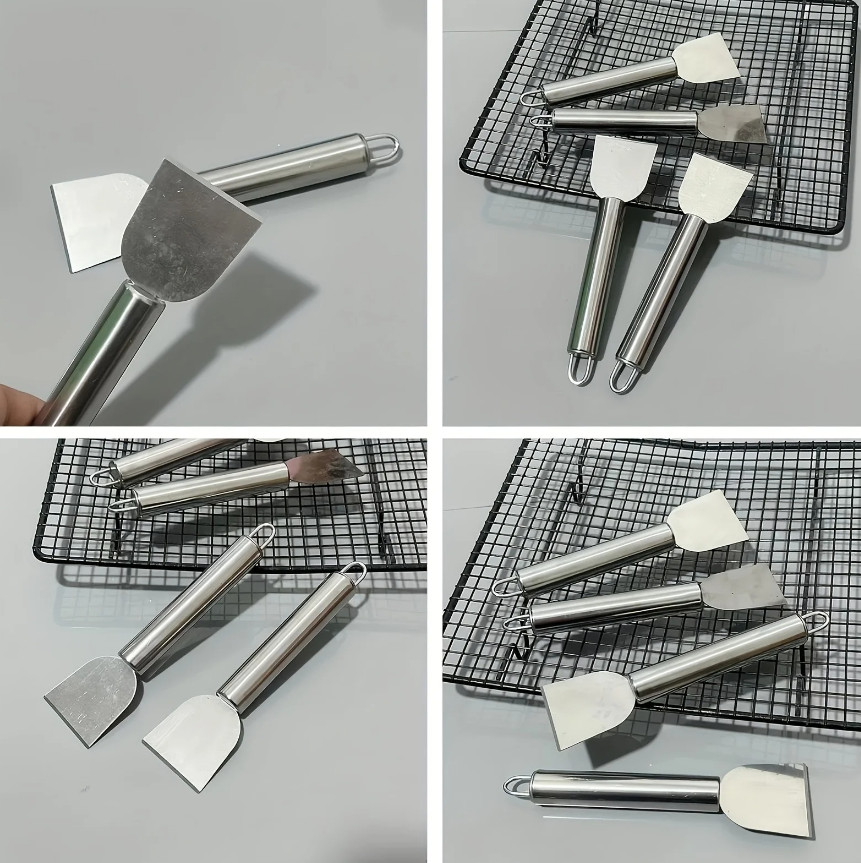 1pc Stainless Steel Cleaning Scraper Glue Remover Multi-Purpose Tool - NEW