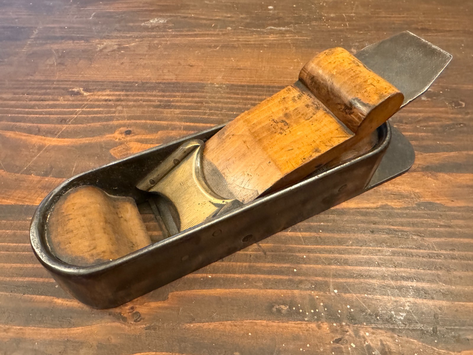 Iron Mitre Plane Mathieson Cutter British Woodwork Tool