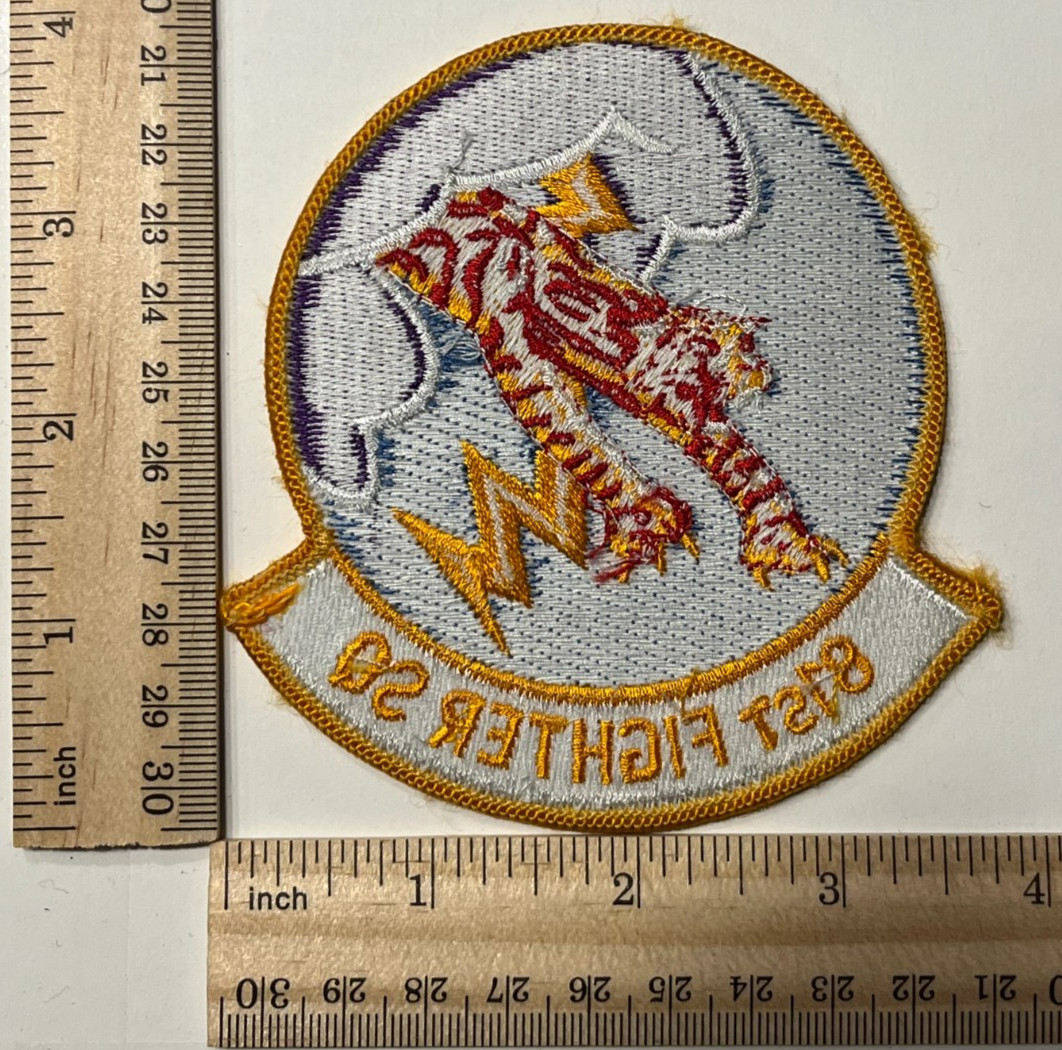 US AIR FORCE PATCH: 81st Fighter Squadron Moody AFB GA