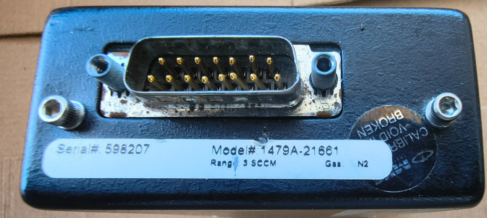 MKS Instruments 1479A-21661 Mass-Flo Controller 3 SCCM Nitrogen