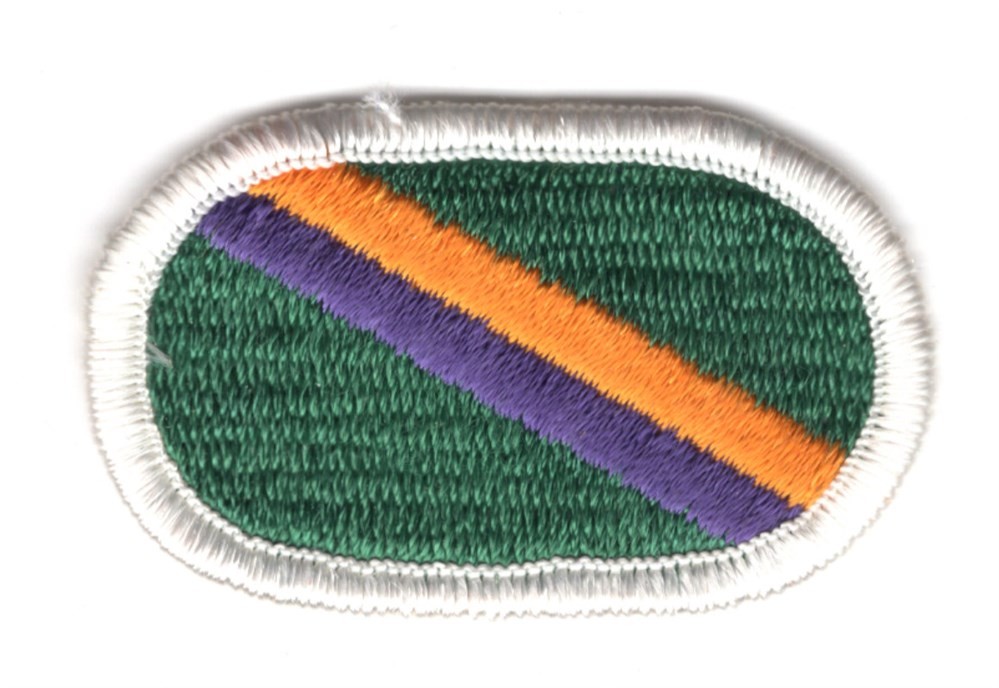 Army Airborne Oval Patch: Civil Affairs & Psyosp Command - merrowed edge
