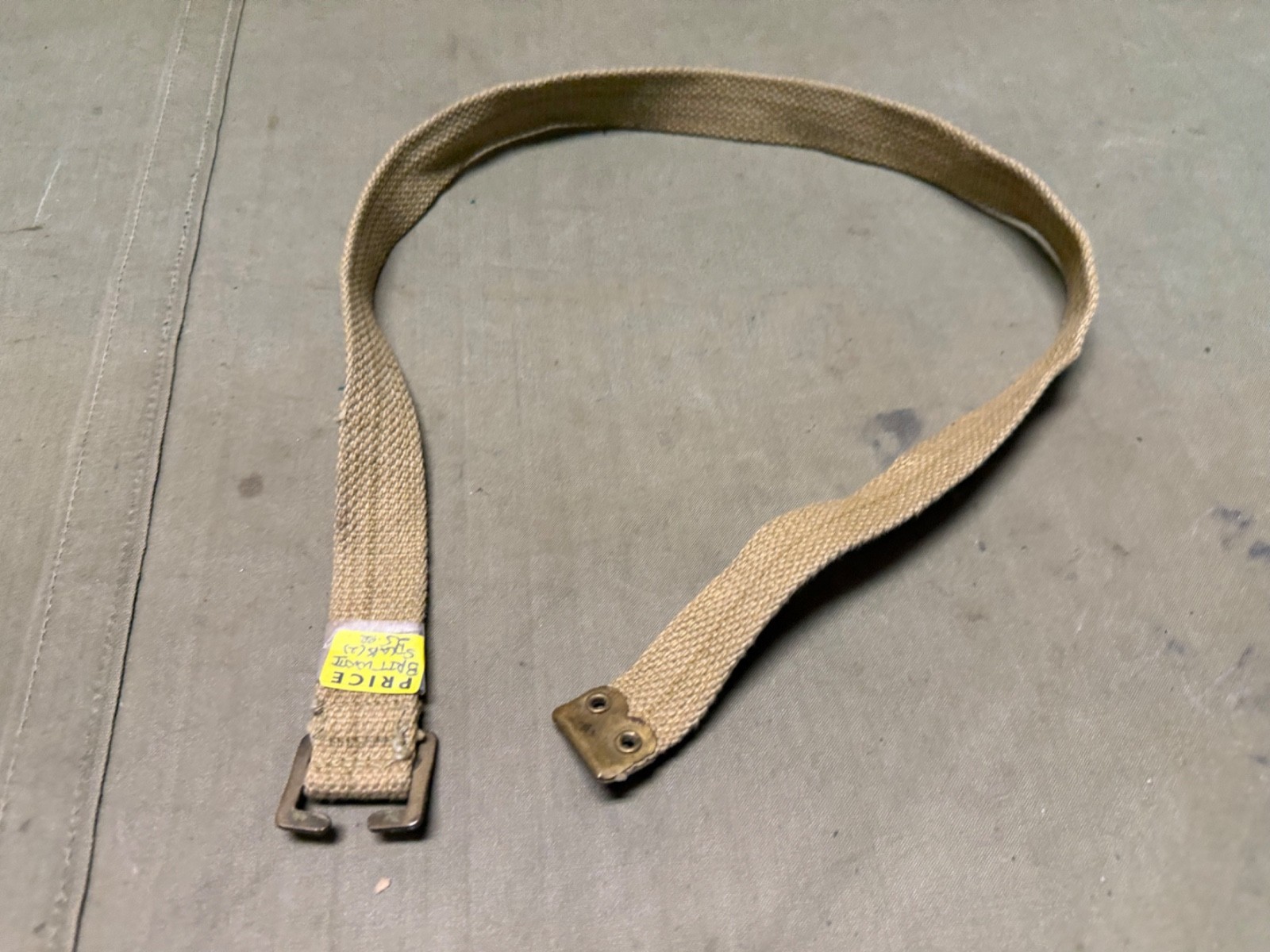 ORIGINAL BRITISH P1937 P37 SPARE EQUIPMENT WEB STRAP