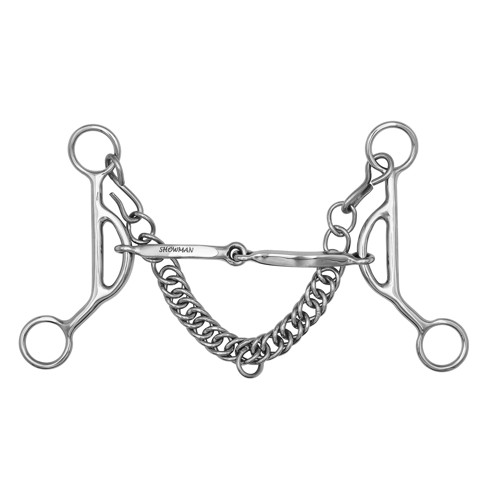 Showman Smooth Single Jointed Gag Bit