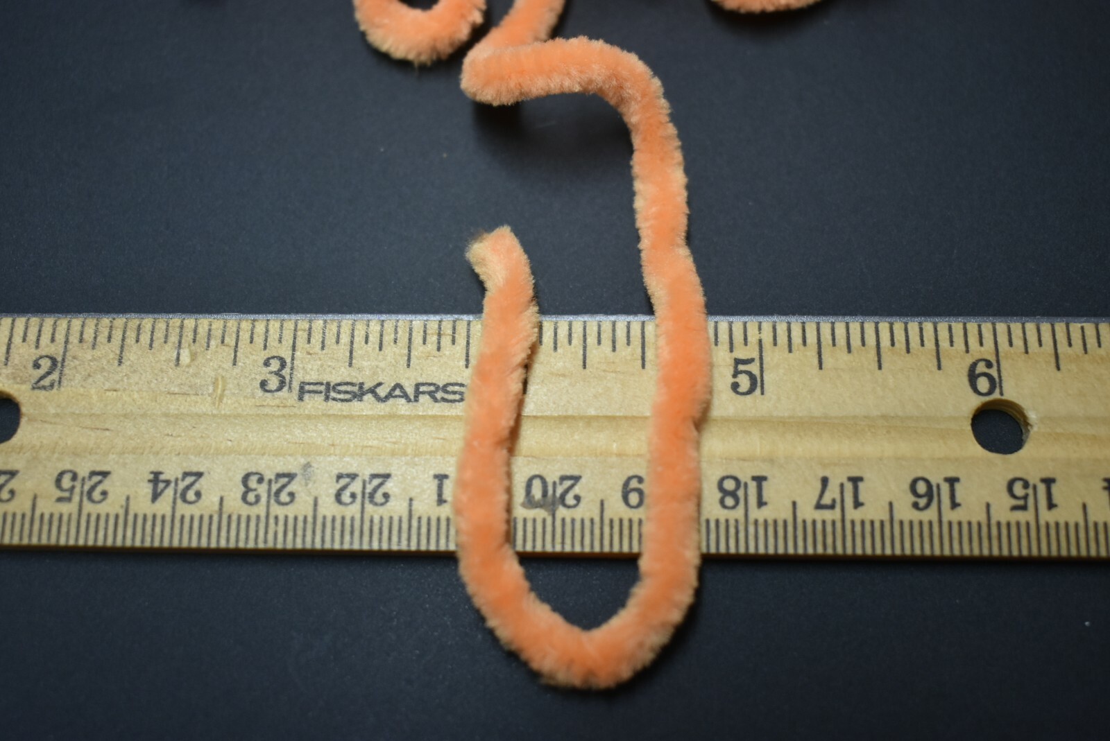 5 Yards 1/4" ORANGE Round Chenille for Fly Tying