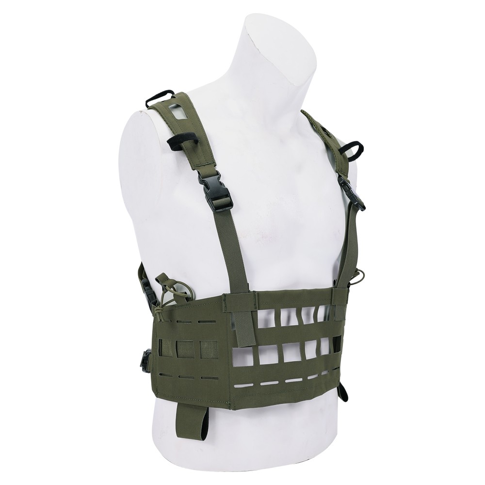 Tactical Molle Vest SPC Portable Lightweight Modular Chest Rig Quick Release