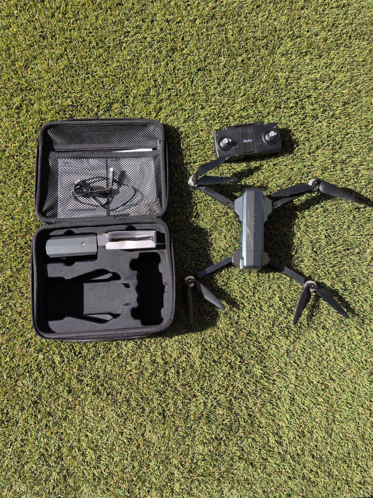 [for parts]Ruko F11PRO Drone GPS W/ Remote - Case Battery FP36