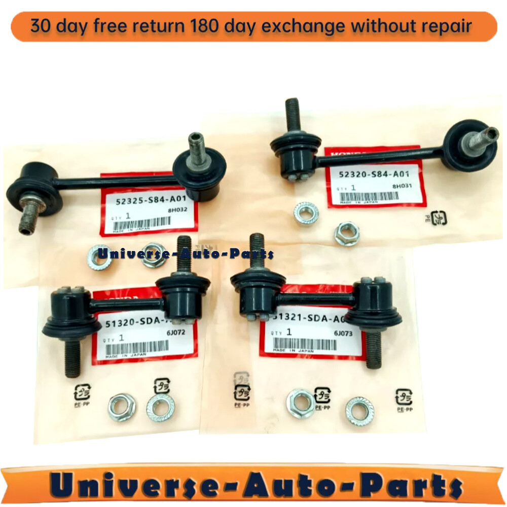 OEM 4Pcs Front & Rear Sway Bar Stabilizer End Link Set For Accord Acura TL TSX