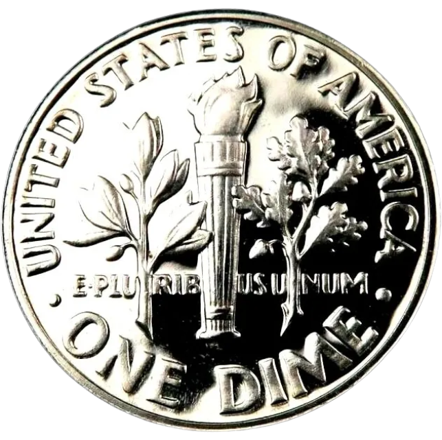 1951 Roosevelt Dime ~ Gem Proof ~ 90% Silver ~ 1 Coin