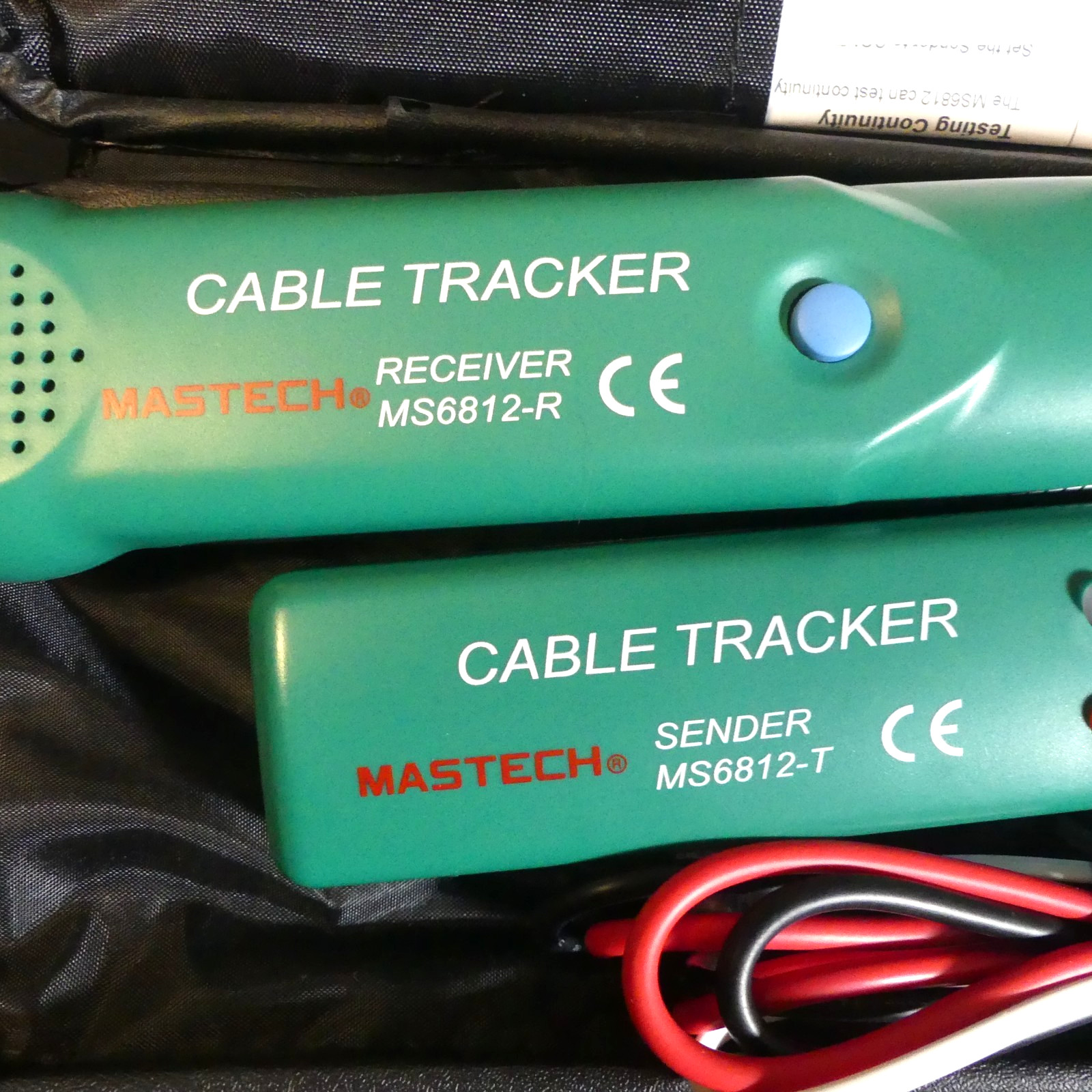 Cable Wire Tracker Mastech MS6812-R Receiver and MS6812-T Sender