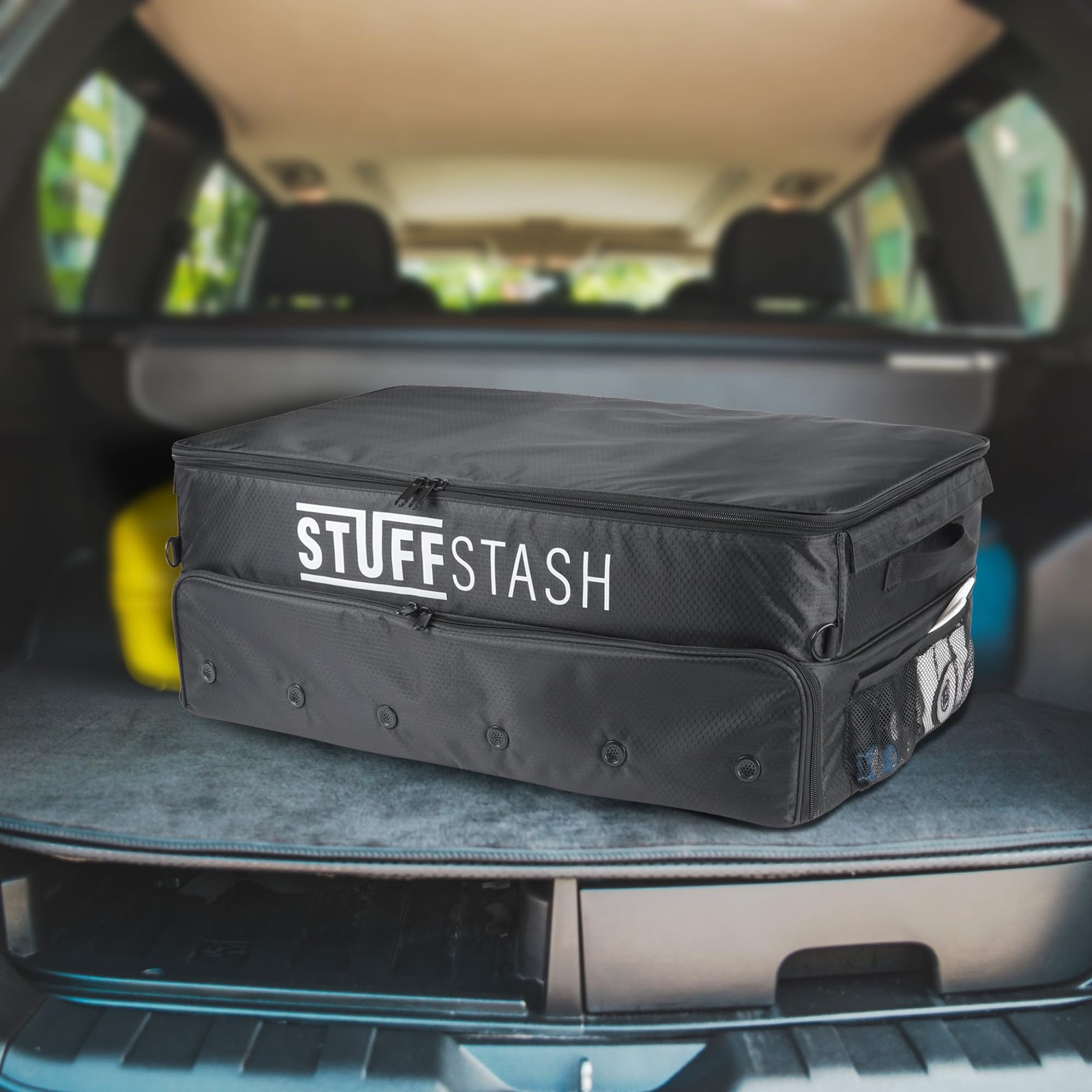 STUFFSTASH Golf Trunk Organizer – Extra Large Car & SUV Storage for Black
