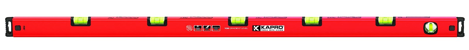Kapro - 105 Topgrade Gradient Box Level - with Slope 48-Inch, Red