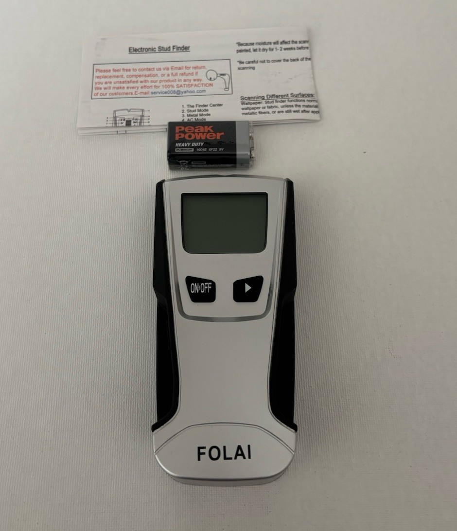 Folai TH210 Wall Metal Wood Stud Finder Detector Live Wire LCD Display Tool